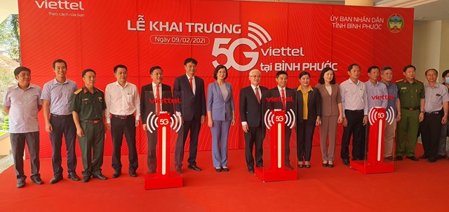 Viettel khai trương 5G tại tỉnh B&#236;nh Phước - Ảnh 1