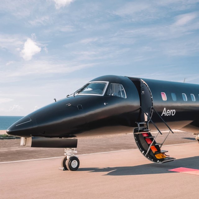 M&aacute;y bay chuy&ecirc;n chở người gi&agrave;u m&ugrave;a Covid-19 của Aero.