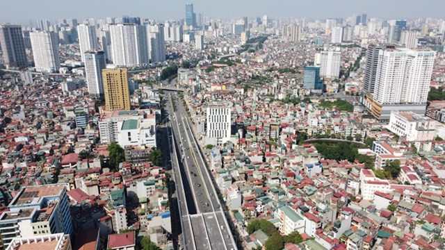 Đường v&agrave;nh đai đi qua c&aacute;c khu vực đ&ocirc;ng đ&uacute;c ở H&agrave; Nội