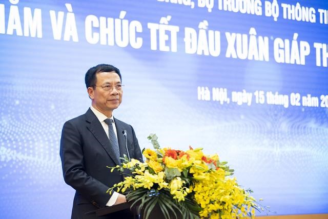 Bộ trưởng Nguyễn Mạnh H&#249;ng: Doanh nghiệp như FPT l&#224; nh&#226;n tố ch&#237;nh để Việt Nam h&#243;a rồng - Ảnh 1