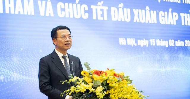 &Ocirc;ng Nguyễn Mạnh H&ugrave;ng - Bộ trưởng Bộ Th&ocirc;ng tin v&agrave; Truyền th&ocirc;ng - Ảnh: FPT &nbsp;