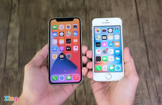 iPhone 12 mini c&oacute; kiểu d&aacute;ng nhỏ gọn, d&ugrave;ng chip Apple A14 Bionic như iPhone 12 Pro Max.