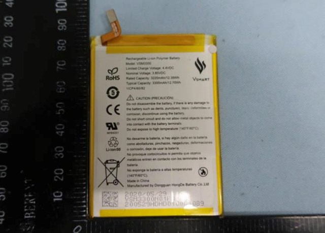 Vi&ecirc;n pin của Maestro Plus l&agrave; thứ duy nhất cho thấy sự đ&oacute;ng g&oacute;p của Vsmart (ảnh: FCC)