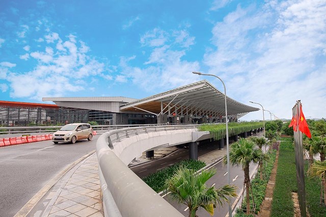 Cảng h&agrave;ng kh&ocirc;ng quốc tế V&acirc;n Đồn.&nbsp;