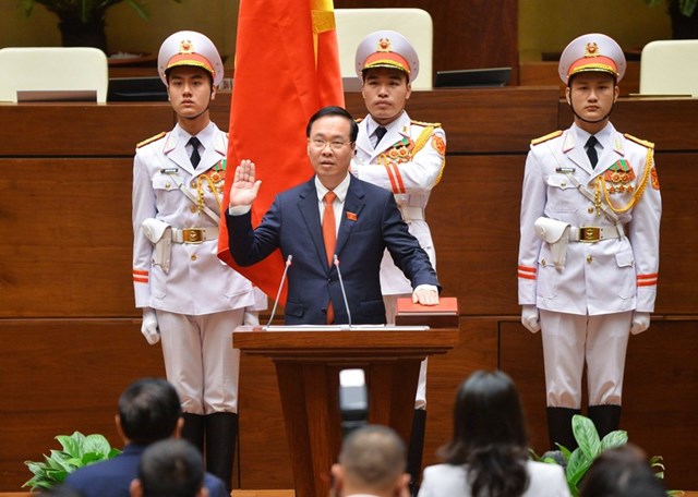 T&#226;n Chủ tịch nước V&#245; Văn Thưởng tuy&#234;n thệ trước đồng b&#224;o, cử tri cả nước - Ảnh 3