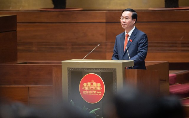 T&#226;n Chủ tịch nước V&#245; Văn Thưởng tuy&#234;n thệ trước đồng b&#224;o, cử tri cả nước - Ảnh 8