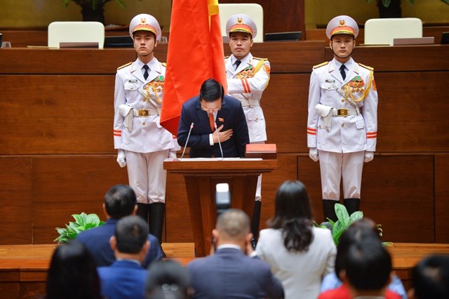 T&#226;n Chủ tịch nước V&#245; Văn Thưởng tuy&#234;n thệ trước đồng b&#224;o, cử tri cả nước - Ảnh 6