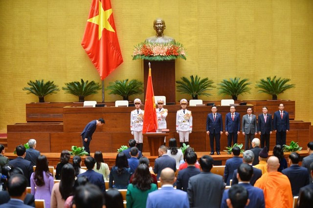 T&#226;n Chủ tịch nước V&#245; Văn Thưởng tuy&#234;n thệ trước đồng b&#224;o, cử tri cả nước - Ảnh 1