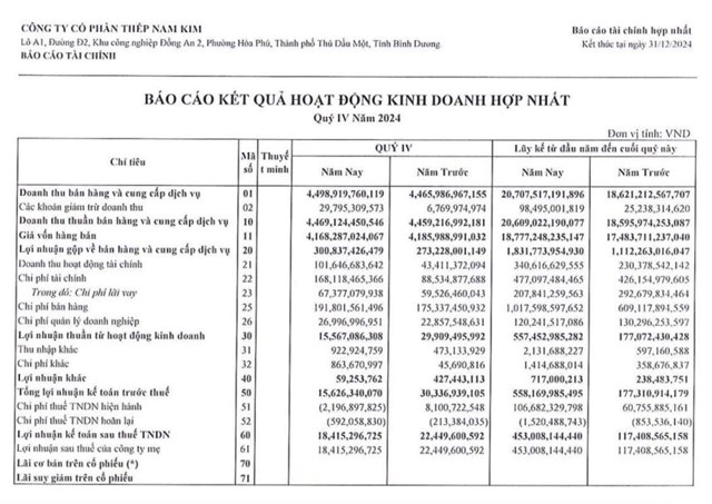 Ch&#224;o b&#225;n th&#224;nh c&#244;ng 131,6 triệu cổ phiếu cho cổ đ&#244;ng, Th&#233;p Nam Kim thu về hơn 1.500 tỷ đồng - Ảnh 2