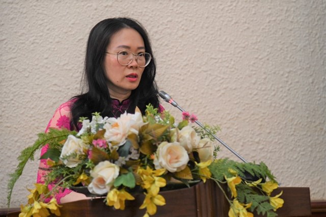 Đại diện VKSND tối cao ph&aacute;t biểu tại Hội nghị