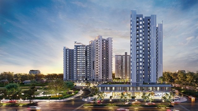 Phối cảnh dự &aacute;n căn hộ The Westgate do An Gia ph&aacute;t triển tại huyện B&igrave;nh Ch&aacute;nh, TP HCM