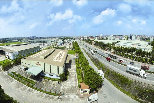 Một g&oacute;c khu c&ocirc;ng nghiệp tại Vĩnh Ph&uacute;c. Ảnh minh họa: Mạnh Cường.