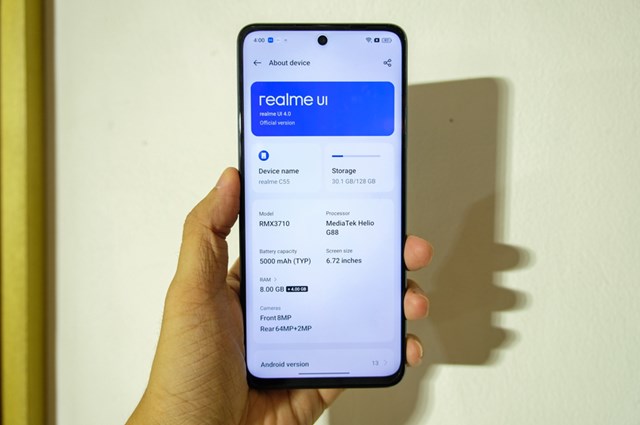 Cận cảnh realme C55: Mini Capsule gi&#225; &#39;b&#236;nh d&#226;n&#39; m&#224; ngỡ  iPhone 14 Pro - Ảnh 17