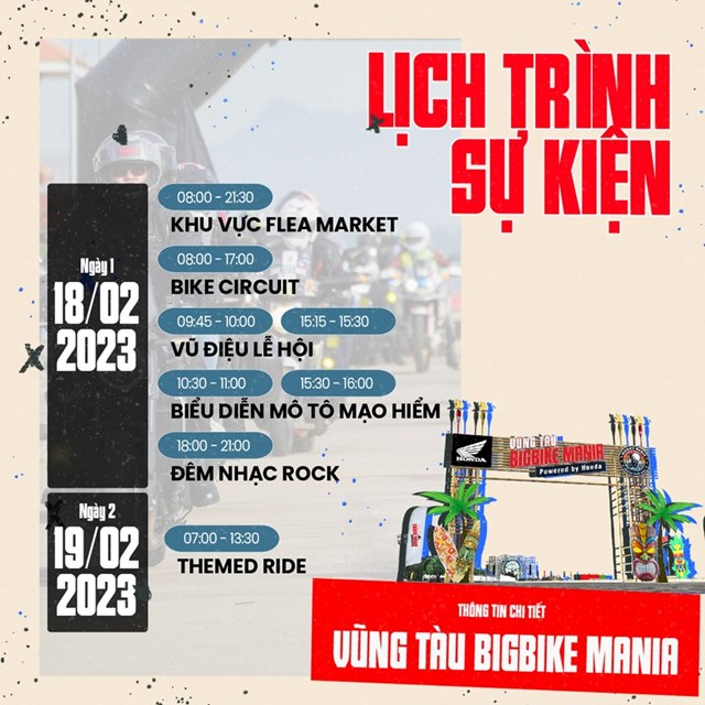 Lịch tr&igrave;nh sự kiện