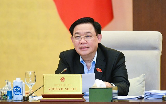 Chủ tịch Quốc hội Vương Đ&igrave;nh Huệ. &nbsp;