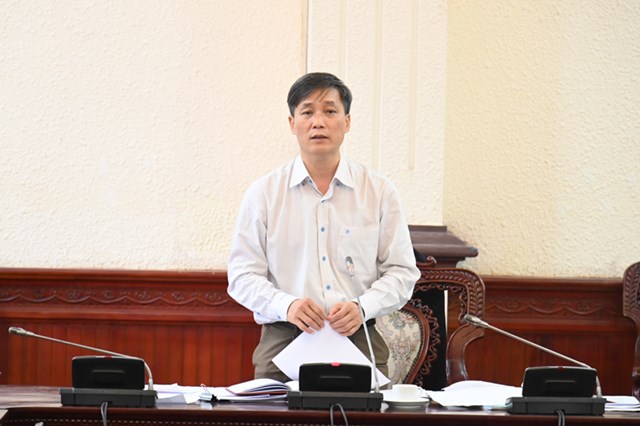 Thứ trưởng Nguyễn Kh&aacute;nh Ngọc kết luận phi&ecirc;n họp.