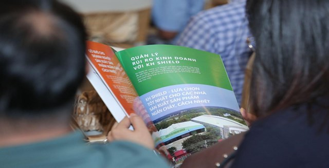 Sản phẩm KH Shield nhận được sự quan t&acirc;m đặc biệt của c&aacute;c doanh nghiệp tham dự hội thảo