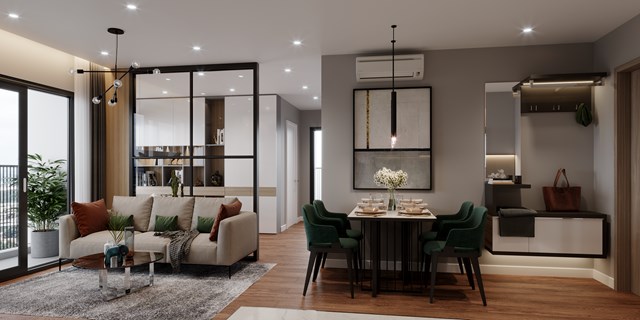 Thiết kế một căn hộ mẫu tại dự &aacute;n