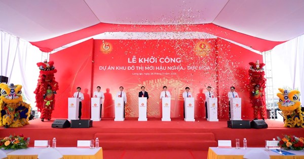 Dự &aacute;n Khu đ&ocirc; thị mới Hậu Nghĩa &ndash; Đức H&ograve;a (Vinhomes Green City) tại Hậu Nghĩa, Đức H&ograve;a, Long An ch&iacute;nh thức khởi c&ocirc;ng s&aacute;ng ng&agrave;y 26/03/2025 &nbsp;