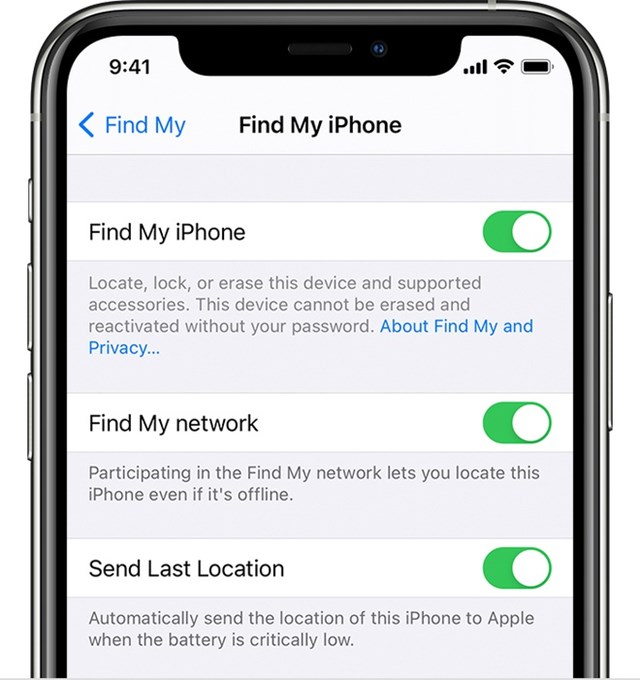 Người d&ugrave;ng c&oacute; thể t&igrave;m lại AirPods bị lạc th&ocirc;ng qua Find My. Ảnh:&nbsp;Apple.