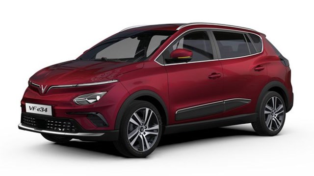 VinFast VF e34 c&oacute; k&iacute;ch thước ph&ugrave; hợp với nhu cầu di chuyển trong th&agrave;nh phố