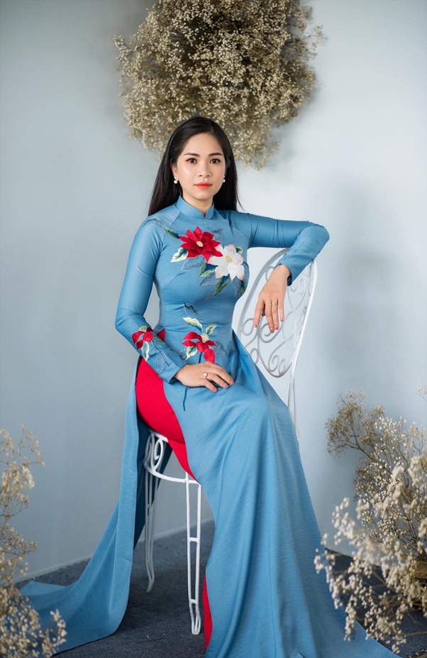 Chị Trang L&ecirc; thừa nhận từng bắt đầu kinh doanh &aacute;o d&agrave;i từ con số 0 &nbsp;