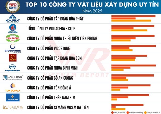Vietnam Report: Đầu tư c&#244;ng, ch&#237;nh s&#225;ch v&#224; xuất khẩu th&#250;c đẩy ng&#224;nh vật liệu x&#226;y dựng 2025 - Ảnh 2