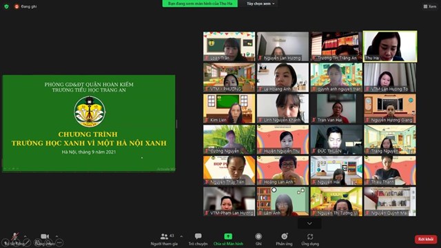 Trường Tiểu học Tr&#224;ng An đạt th&#224;nh t&#237;ch Xuất sắc trong chương tr&#236;nh “X&#226;y dựng trường học xanh - V&#236; một H&#224; Nội xanh” tr&#234;n địa b&#224;n quận Ho&#224;n Kiếm - Ảnh 14