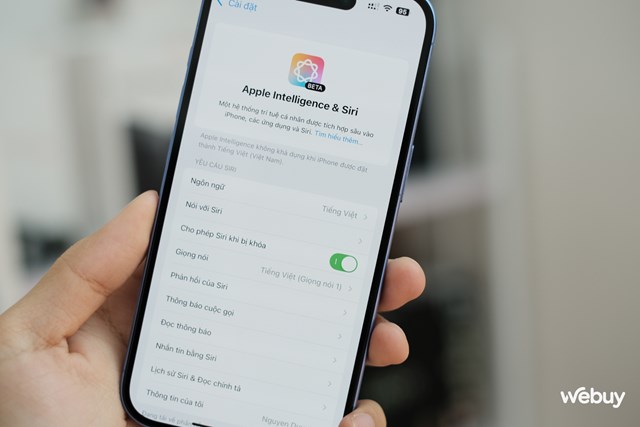 Siri c&oacute; sẵn 4 giọng n&oacute;i tiếng Việt - Ảnh: Thế Duyệt