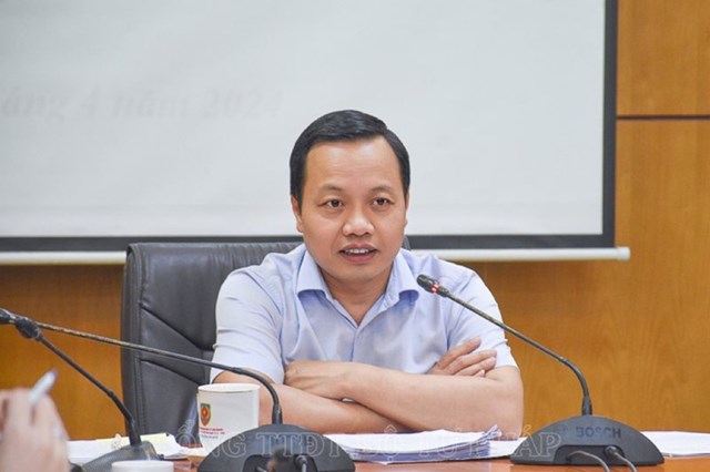 Thứ trưởng Trần Tiến Dũng kết luận buổi l&agrave;m việc. &nbsp;