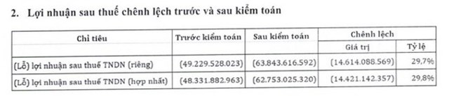 Nh&#224; Thủ Đức (TDH) lỗ th&#234;m hơn 14 tỷ đồng sau kiểm to&#225;n - Ảnh 1