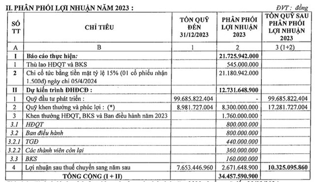 Comeco (COM) l&#234;n kế hoạch lợi nhuận giảm hơn nửa trong năm 2024 - Ảnh 2