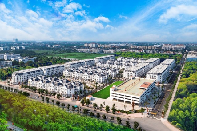 Khu đ&ocirc; thị Eurowindow Twin Parks tại trung t&acirc;m Gia L&acirc;m. Ảnh:&nbsp;Eurowindow&nbsp;Holding