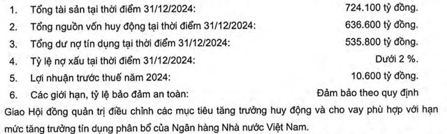 Sacombank (STB) đặt mục ti&#234;u lợi nhuận tăng 10% so với năm 2023, tiếp tục chưa chia cổ tức - Ảnh 1