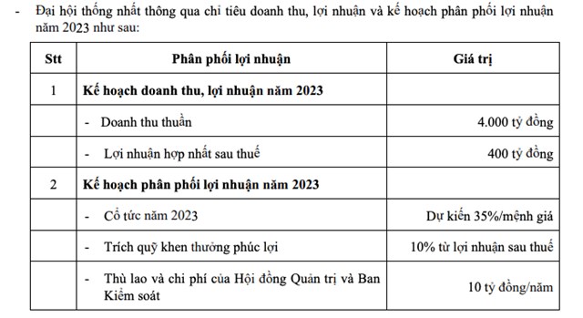 Tập đo&#224;n Thi&#234;n Long (TLG) dự kiến l&#227;i 400 tỷ năm 2023, đề xuất chia cổ tức tỷ lệ 35% - Ảnh 1