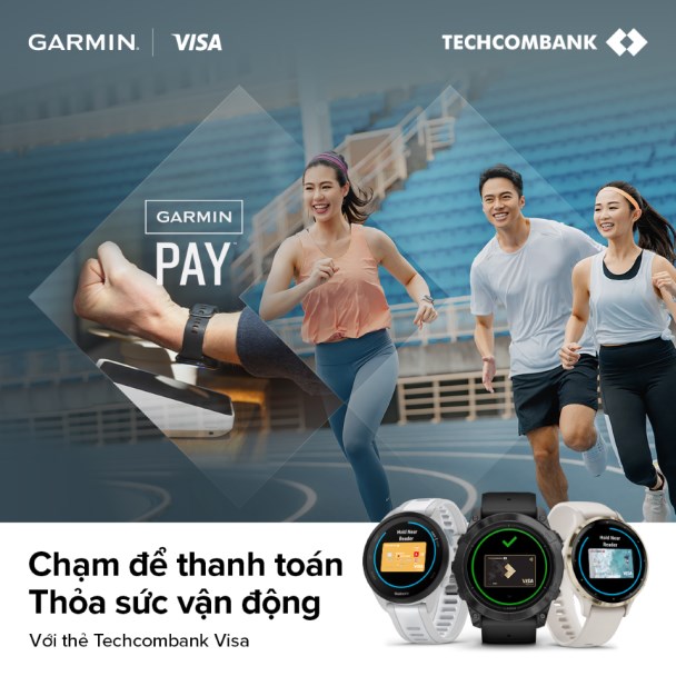 Techcombank mang trải nghiệm thanh to&#225;n một chạm garmin pay đến với người d&#249;ng - Ảnh 1