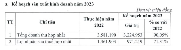 Tập đo&#224;n H&#224; Đ&#244; (HDG) l&#234;n kế hoạch &quot;đi l&#249;i&quot; trong năm 2023, chia cổ tức tỷ lệ 20% - Ảnh 1