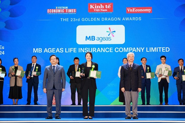 MB Ageas Life vinh dự nhận giải thưởng Rồng V&agrave;ng lần thứ 23 tại Hải Ph&ograve;ng &nbsp;