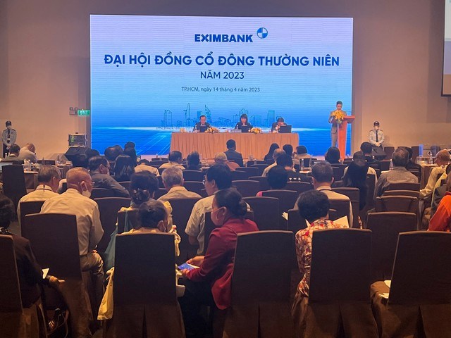 Đại hội cổ đ&#244;ng Eximbank: Sau 10 năm cổ đ&#244;ng đ&#227; được chia cổ tức, dự kiến lợi nhuận 5.000 tỷ đồng trong năm 2023 - Ảnh 1