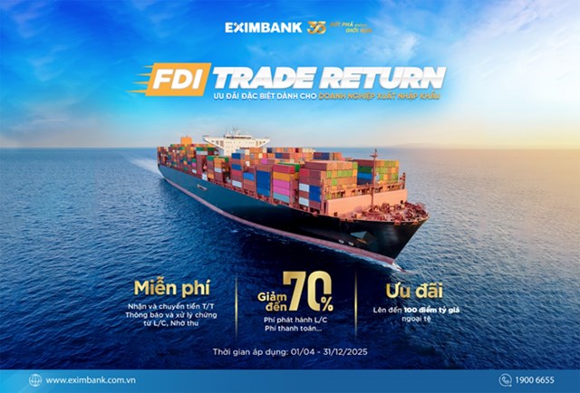 Eximbank vừa ra mắt chương tr&igrave;nh Trade Return với nhiều ưu đ&atilde;i d&agrave;nh cho doanh nghiệp xuất nhật khẩu. &nbsp;
