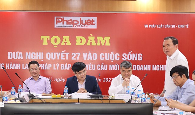 &Ocirc;ng Nguyễn Kim Tinh, Ph&oacute; B&iacute; thư Thường trực Đảng ủy Bộ Tư ph&aacute;p