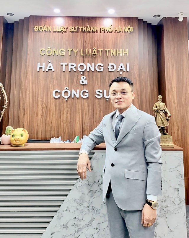 Luật sư H&agrave; Trọng Đại - Gi&aacute;m đốc C&ocirc;ng ty Luật TNHH H&agrave; Trọng Đại v&agrave; Cộng sự (Đo&agrave;n Luật sư Th&agrave;nh phố H&agrave; Nội).