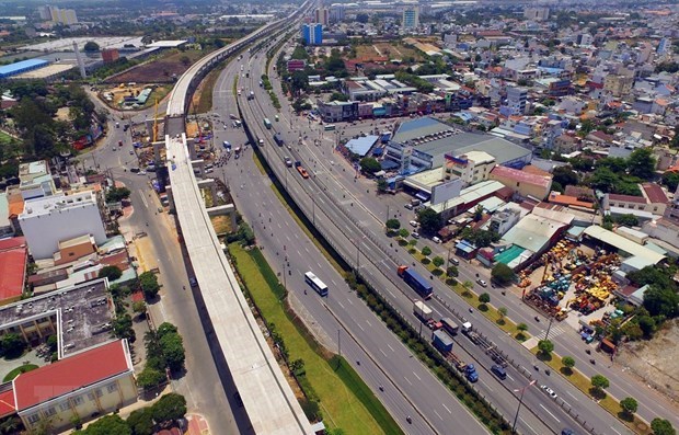 Một g&oacute;c Th&agrave;nh phố Hồ Ch&iacute; Minh. (Ảnh minh họa: Ho&agrave;ng Hải/TTXVN) &nbsp;