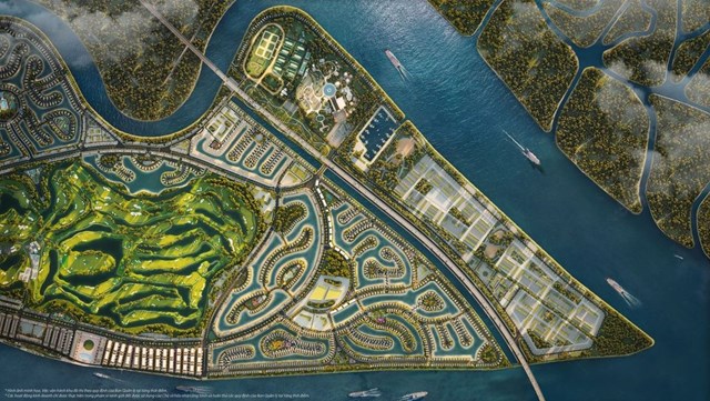 C&aacute;c căn biệt thự tại Vinhomes Royal Island được v&iacute; như những kiệt t&aacute;c kh&ocirc;ng gian sống khi nằm kế cận s&acirc;n golf 36 lỗ đẳng cấp h&agrave;ng đầu Đ&ocirc;ng Nam &Aacute; &nbsp;