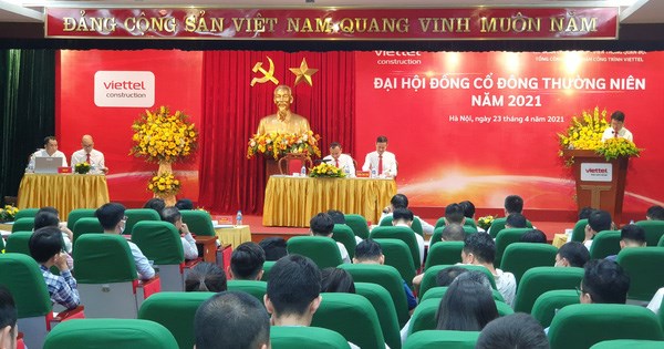 ĐHĐCĐ Viettel Construction: Doanh thu năm 2021 c&#243; thể đạt 8.000 tỷ đồng trong điều kiện thuận lợi - Ảnh 1