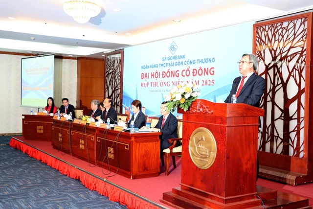 ĐHĐCĐ SAIGONBANK (SGB): Đặt mục ti&#234;u lợi nhuận 300 tỷ đồng cho năm 2025, sắp tăng vốn điều lệ 10% - Ảnh 1