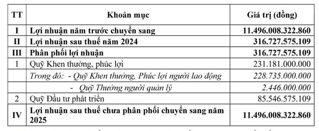 Kế hoạch ph&acirc;n phối lợi nhuận năm 2024 của BSR.