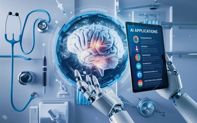 AI đang được ứng dụng nhiều trong y tế - H&igrave;nh minh họa.