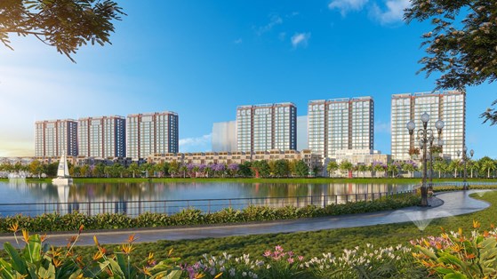 Ph&acirc;n khu HH4 sở hữu kh&ocirc;ng gian sống an l&agrave;nh với khoảng xanh bao trọn &nbsp;