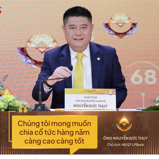 ĐHĐCĐ 2025: LPBank (LPB) tr&#236;nh cổ đ&#244;ng kế hoạch l&#227;i tăng 22%, chia cổ tức 25% tiền mặt - Ảnh 1